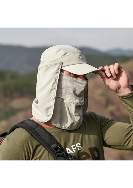 Çok Fonksiyonlu Güneş Şapkası Açık Gri (Yurt Dışından) indirimleri