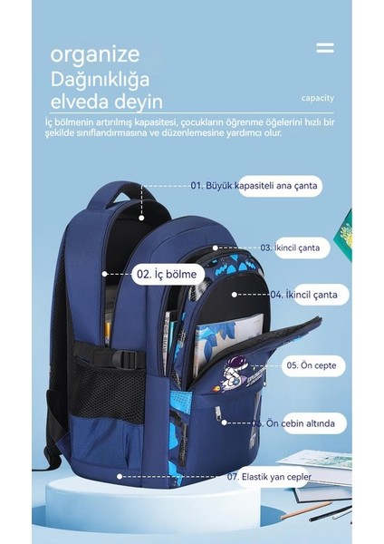 ve Çocuk Su Geçirmez Okul Çantası (Yurt Dışından) fırsatları