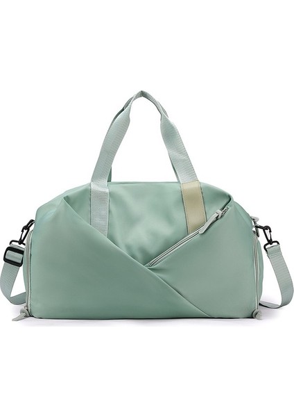 Büyük Kapasiteli Seyahat Çantası Kuru ve Islak Ayırma Spor Çantası Yüzme Çantası Tek Omuz Çapraz Çanta (Yurt Dışından)