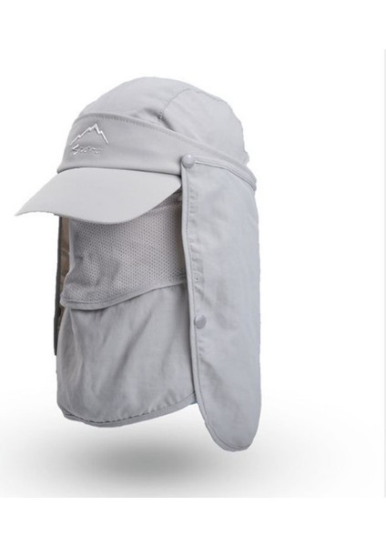 Güneş Önleyici Uv Korumalı Şapka - Açık Gri (Yurt Dışından) fiyatları