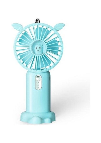 6000 Mah Plastik Elle Tutulan Fan, Yüksek Rüzgar Enerjisi Şarj Edilebilir, Basit ve Öğrenci Yurtta Küçük Taşınabilir Fan Uygun (Yurt Dışından)