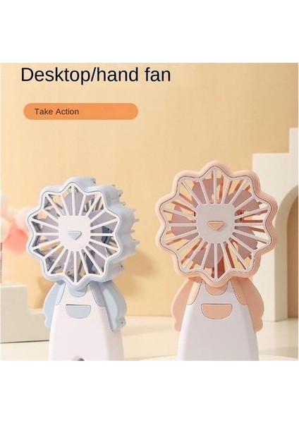 Öğrenci Yurtta Hafif Fan 500 Mah Plastik El Fanı, Taşınabilir ve Şarj Edilebilir (Yurt Dışından) fırsatları