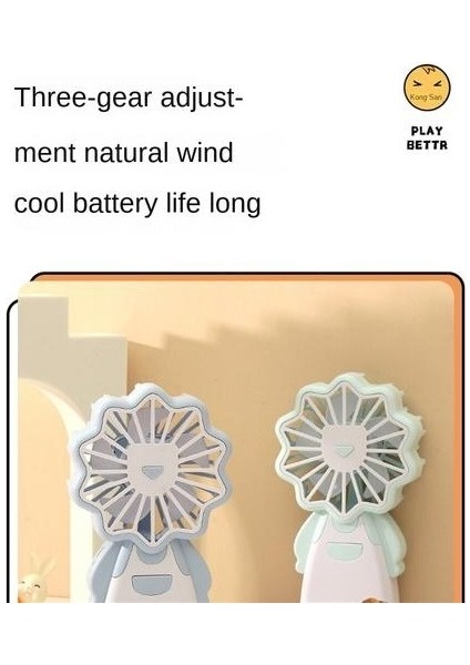Öğrenci Yurtta Hafif Fan 500 Mah Plastik El Fanı, Taşınabilir ve Şarj Edilebilir (Yurt Dışından) indirimleri