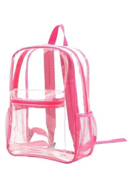 Şeffaf Pvc Sırt Şık Büyük Kapasiteli Öğrenci Çantası (Yurt Dışından)