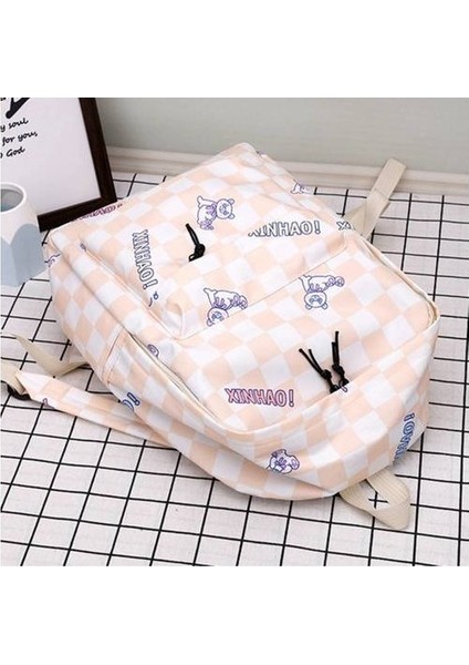 Büyük Kapasiteli Okulkoreli Versiyonu Kız Öğrenci Ortaokul Japon Kız Ekose Sırt Lise Sırt Çantası (Yurt Dışından) modelleri