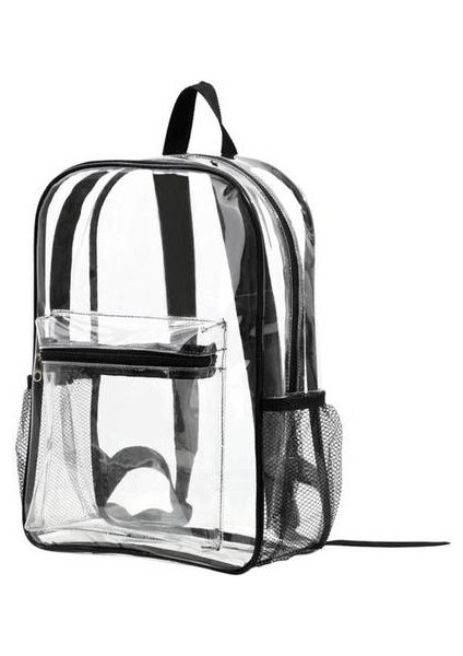 Şeffaf Pvc Sırt Şık Büyük Kapasiteli Öğrenci Çantası (Yurt Dışından)