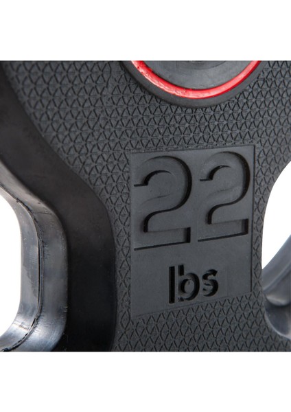 Corength Kas Geliştirme Diski - Kauçuk - Tutacaklı - 28 mm - 10 kg