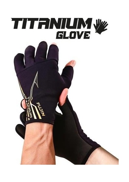 Pro Angler S24 Titanium Gloves - BLACK GOLD - M/L fiyatları