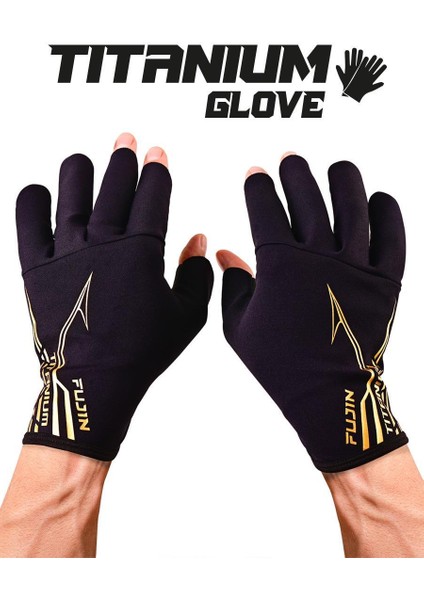 Pro Angler S24 Titanium Gloves - BLACK GOLD - M/L fırsatları