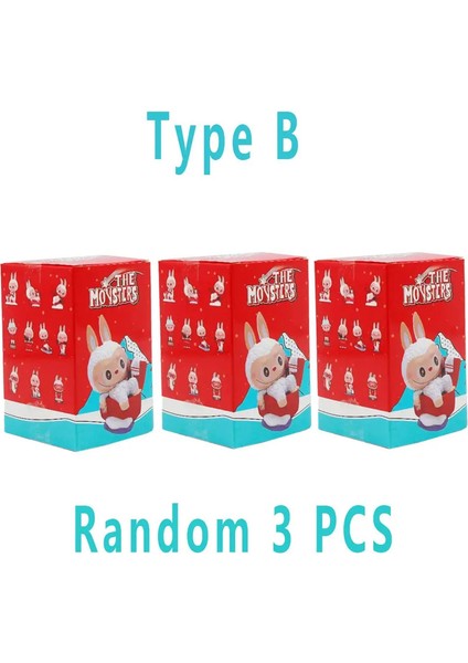 Yeni Monsters Cola Serisi Labubu Serisi Şanslı Çanta Labubu Figür Gizem Kutusu Modaya Toplama Dekor Doğum Günü Hediyesi Renk: Tip B-Unordered Selection 3 Pcs (Yurt Dışından)