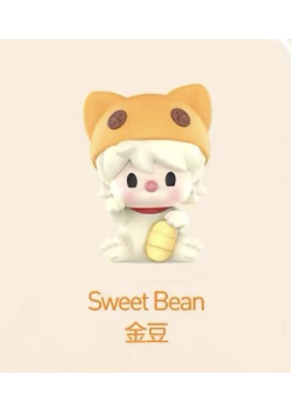 Orijinal Lucky Cat Serisi Mini Bean Figurine Labubu Molly Dimoo Crybaby Masaüstü Ekran Koleksiyonu Oyuncaklar Noel Hediye Renk: Yeşil (Yurt Dışından)