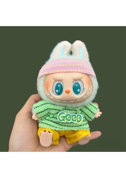 17 cm Labubu V1 V2 Süveter Kıy Aksesuarları Için Birçok Mini Bebek Giysisi Kıyi Aksesuarları Renk: A1-466/BEDEN: Bebek Yok (Yurt Dışından)