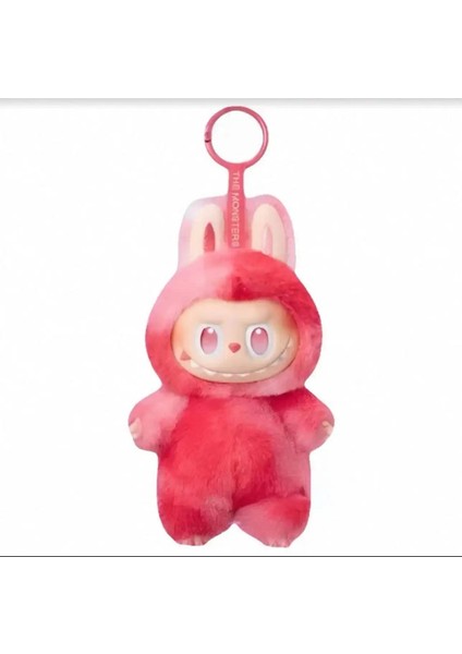 Labubu 3.0 Sıcak 17 cm Canavarlar Kalp Atışı Macaron Emaye Yüzü Sevimli Doldurulmuş Pvc Figürin Masa Süsü Kawaii Oyuncak Çocuk Hediye Color: Love (Yurt Dışından)