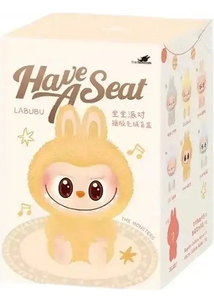 Labubu Sit Party Serisi Pvc Vinil Bebek Oyuncak, Sevimli Monster Keychain Kolye, Popüler Koleksiyon Hediyesi: A-1pcs (Yurt Dışından)