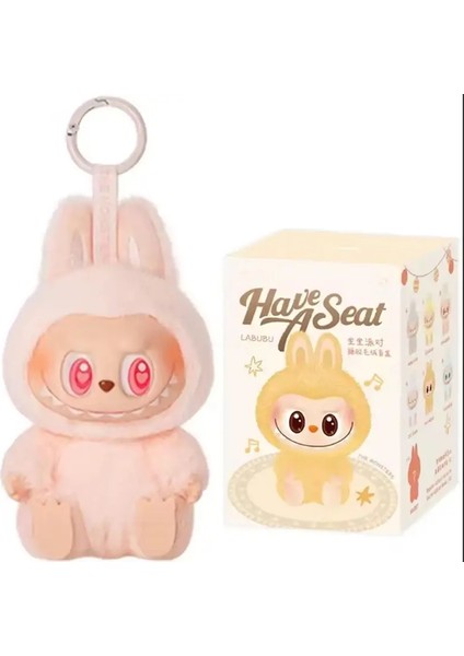 Labubu Canavar Koleksiyon Serisi Şanslı Çanta Teddy Vinil Oyuncak Animasyon Karakter Yüz Bebek Gizem Sürpriz Anahtarlık Çocuk Hediye Oyuncakları Renk: Xiudada (Yurt Dışından)