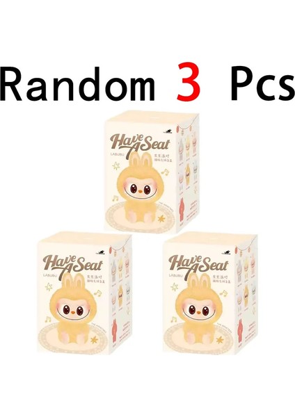 Monster Rainbow Labubu Peluş Bebek Şanslı Çanta Serisi Macaron Kawaii Labubu Kolye Doğum Günü Hediyesi Çin Yüksek Kalite Replicolor: Sıralanmamış Seçim 1 Pcs (Yurt Dışından)