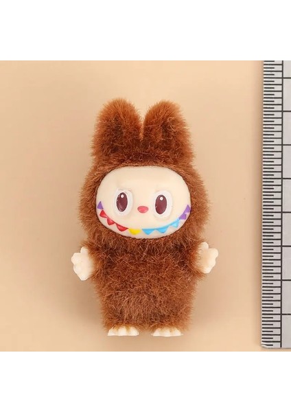 10PCS Mini Sevimli Labubu Bebek Akın Vinil Kawaii Bebek Kolye Aksesuarlar Süs Masaüstü Dekorasyon Oyuncak Çocukları Topla Hediye Rengi: 4.3 Kahve Rengi (Yurt Dışından)