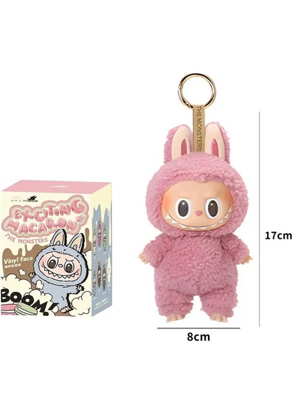2025 Yeni Sıcak Sevimli Labubu Canavarlar Şanslı Çanta Oyuncaklar Kardiyak Macaron Kawai Tahmin Torbası Figür Modeli Anahtarlık Sürpriz Hediyeler Toys Renk: Kutu (Yurt Dışından)