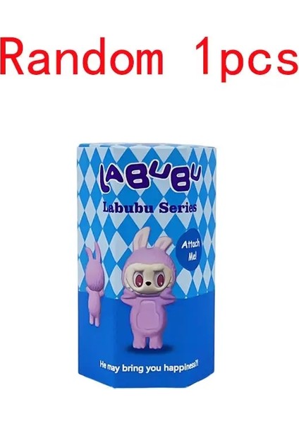 Labubu Mini Figürin Labubu Mucizeleri Şanslı Çanta Figür Sevimli Bebek Koleksiyonu Pvc Model Oyuncaklar Çocuk Doğum Günü Noel Hediyesi Oyuncak: 6pcs (Yurt Dışından)