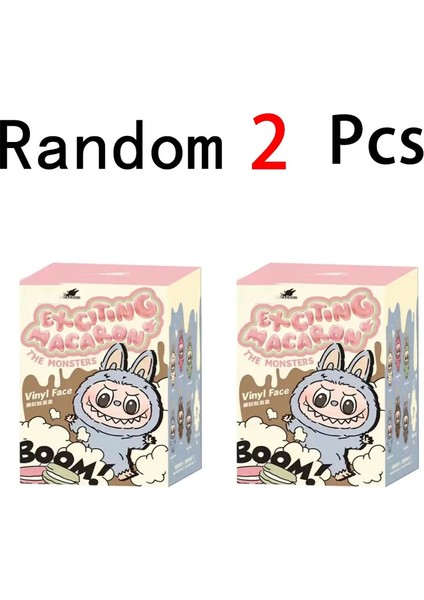Monster Rainbow Labubu Peluş Bebek Şanslı Çanta Serisi Macaron Kawaii Labubu Kolye Doğum Günü Hediyesi Çin Yüksek Kalite Replik Renk: Sıralanmamış Seçim 2 Adet (Yurt Dışından)