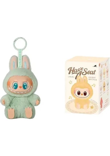 Sıcak Anime Figürü Labubu Şanslı Çantasu Bir Koltuk Serisi Kolye Akın Modeli Oyuncak Kawaii Canavar Kopya Anahtarlık Doğum Günü Hediye Rengi: Weiquque (Yurt Dışından)