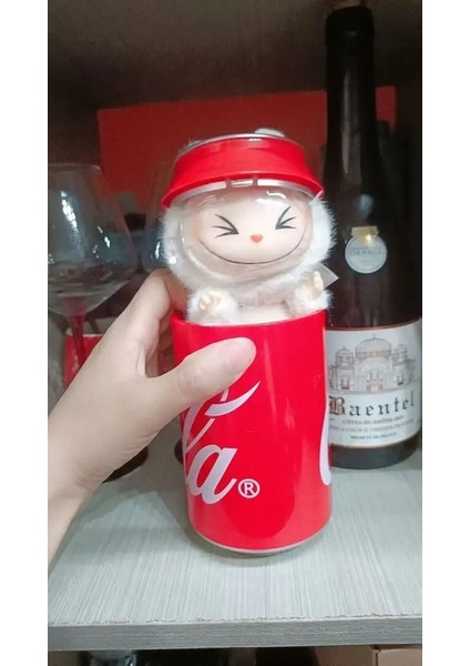 2025 3.0 Labubu Monster Coca-Cola Serisi Vinil Bebek Labubu Action Figür Anahtarlık Oyuncaklar Çocuk Tatil Sürpriz Hediyeler Renk: Hafif Bej (Yurt Dışından)