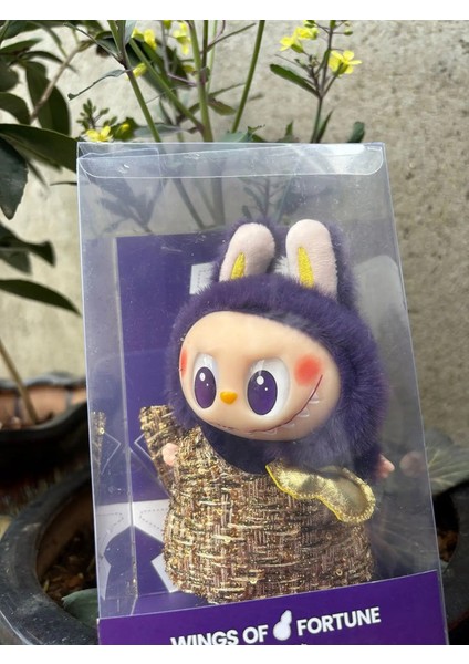Labubu Yeşil Peluş Oyuncak Kolye Küçük Baş Yumuşak Dolgulu Bebek Asılı Süsleme Vinil Koleksiyon Şanslı Çanta Oyuncak Figüreör: C (Yurt Dışından)