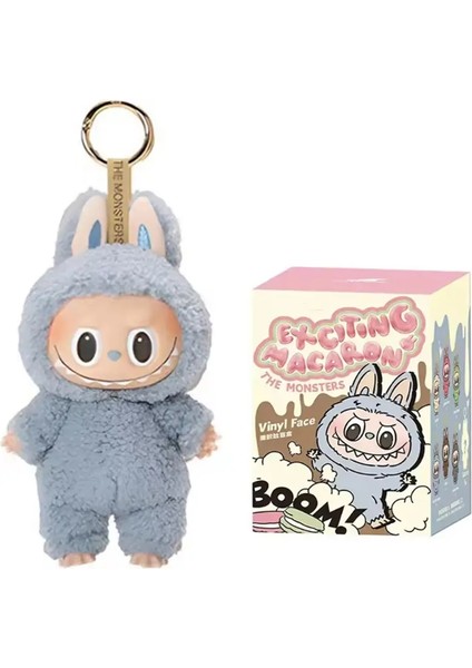 Labubu Monster V3 2 Koleksiyon Serisi Şanslı Çanta Teddy Vinil Oyuncak Animasyon Karakter Yüz Bebek Gizemi Sürpriz Anahtar Kilak Çocuk Hediye Renk: 09-Ac (Yurt Dışından)