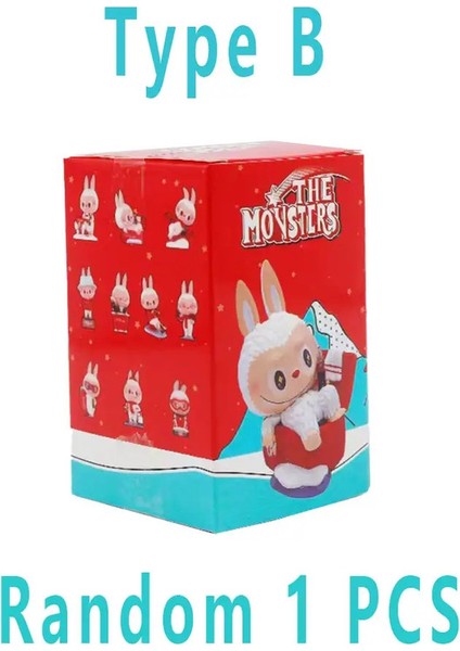 Stokta Yeni Monsters Canvas Serisi Şanslı Çanta Labubu Oyuncak Figürler Masaüstü Süsleri Zarif Çevreseller Hediye Kilo: Tip B-Unordered Selection 1 Pcs (Yurt Dışından)