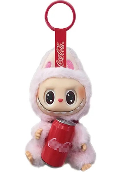 Orijinal Canavarlar Coca Cola Serisi Vinil Aksiyon Figürü Yüz Bebek Dekorasyonu Labubu Keychain Kolye Noel Hediyesi: Kutu Y002 (Yurt Dışından)