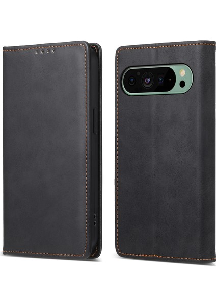 Google Pixel 9/pixel 9 Pro Cüzdan Telefon Kılıfı Düşmeye Karşı Deri Kapaklı Kılıf (Yurt Dışından)