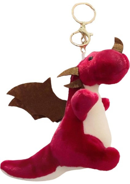 Çanta Için Dinozor Anahtarlık, Kolye, Dinozor Doldurulmuş Kırmızı (Yurt Dışından) modelleri