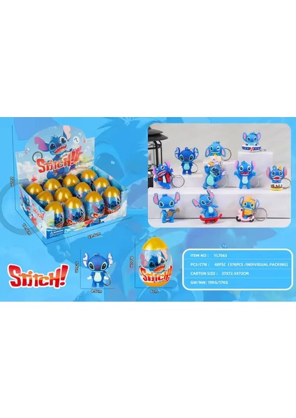 Disney 12PCS Yumurta Şanslı Çantasu Labubu Dikiş Kulomi Cry Baby Polisgirl Karikatür Bebek Anahtar Zincir Aksesuarları Dekoratif Oyuncak Renk: YL7063 Dikiş/boyut: 12 Pcs (Yurt Dışından)