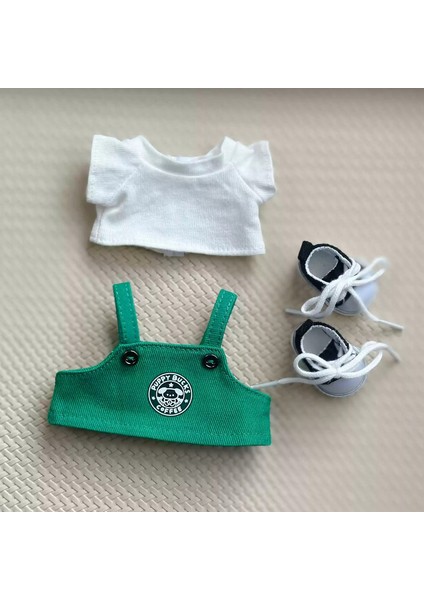 Labubu Bebek Kıyleri 15/17CM Labubu Kıyleri Yıldız Fırın Tulumu Kıy Takım Elbise Çocuk Kıyleri Diy Bebek Aksesuarları Hediye Color: 2pcs/beden: Bebek Yok (Yurt Dışından)