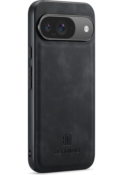 Google Pixel 9 Pro/pixel 9 Kılıfı Pu Deri Kaplamalı Pc+Tpu Hibrit Telefon Kabuğu (Yurt Dışından)