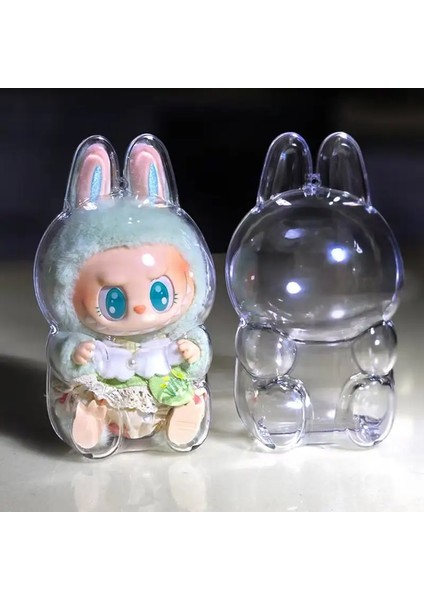 Canavarlar Şeffaf Koruyucu Kapak Labubu 2 Toz Çanta Kolye Bebek Aksesuarları Vinil Bebek Saklama Boxcolor: Bebek Yok/boyut: 1 Pcs (Yurt Dışından)