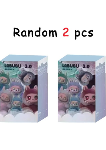 Labubu 3.0 Monsters V3 Serisi Şanslı Çanta Anime Hot Figür Yeni Kawaii Gizem Sürpriz Kutusu Sevimli Keychain Oyuncaklar Hediyeler Renk: Sıralanmamış Seçim 2pcs-C (Yurt Dışından)
