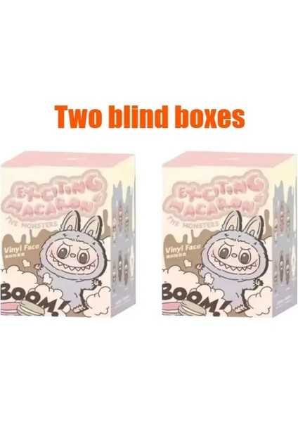 Yeni Labubu Enerji Big 3.0 Vinil Şanslı Çanta Peluş Karikatür Yaratıcı Labubu V3 Çantası Kolye Kız Doğum Günü Hediye Renk: Labubu V1-Unordered Selection 2 Adet (Yurt Dışından)