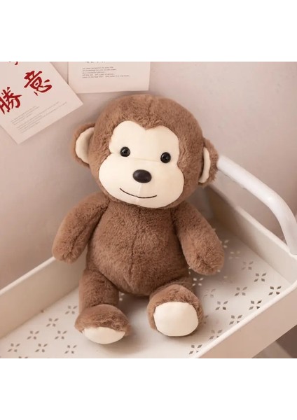 Yumuşak Yeni Hayvan Maymun Bebek Sevimli Maymun Peluş Oyuncaklar Kızlar Doğum Günü Giftheight: 25CM/RENK: Maymun (Yurt Dışından)