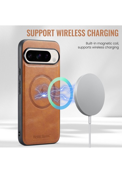 Google Pixel 9 Pro/ Pixel 9 Kılıf Kart Tutucu Pu+Tpu Destekli Telefon Kılıfı (Yurt Dışından) indirimleri