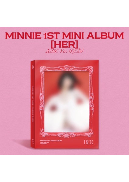 (G)I-Dle Mınnıe 1st Mini Album – Her 2035C (Red) Ver.