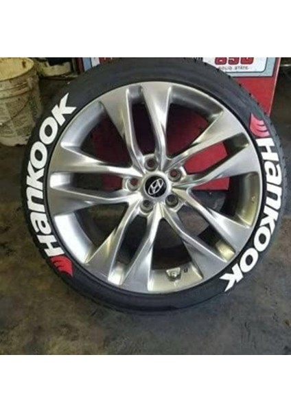 Hankook Lastik Yazısı Motosiklet ve Otomobil Lastik Yazısı Hankook Sticker Arma 8 Adet