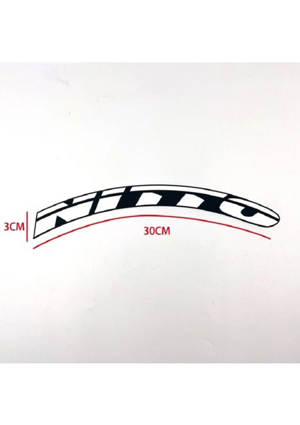 Lastik Yazısı / Araba Lastik Yazısı / Tire Text Nitto 8 Li Set + Yapıştırıcı+Zımpara modelleri