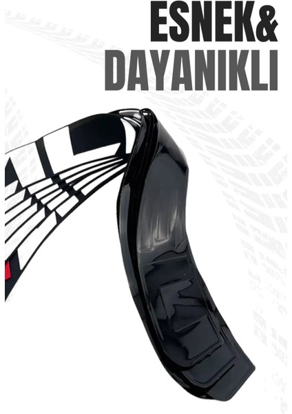 Motorsiklet Lastik Yazısı Sticker Arma Şerit 2.5 cm 4 Adet (Made In Usa) Bombtire® Orijinal Ürün