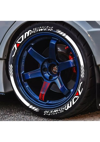 Lastik Yazısı Motosiklet ve Otomobil Şerit 2.5 cm Proseries Uyumlu