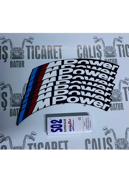 Lastik Yazısı Set (Mpower) fiyatları