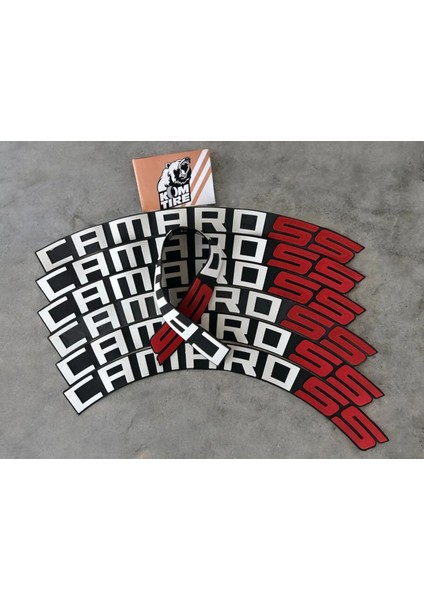 Camaro Ss Motorsiklet ve Otomobil Araç Lastik Yazısı 3.5 cm 8 Adet Yapıştırıcı Arma Sticker modelleri