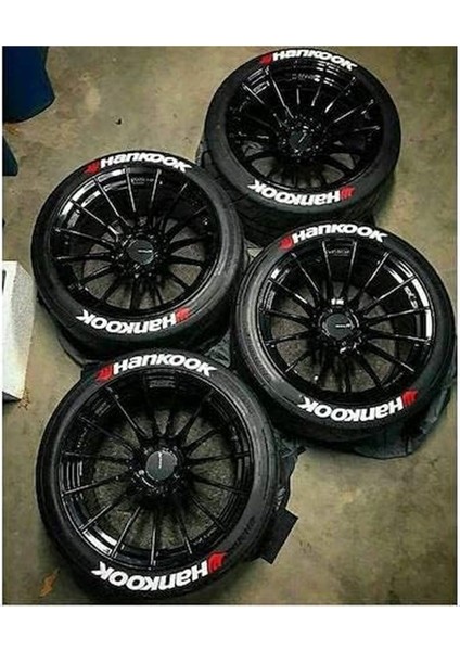8 Adet Hankook Lastik Yazısı Motosiklet ve Otomobil Hankook Lastik Yazısı Sticker modelleri