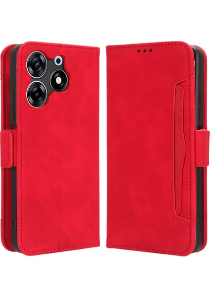 Tecno Spark 10 Pro Deri Kapak Çevirin Çoklu Kart Yuvaları Telefon Kılıfı (Yurt Dışından)
