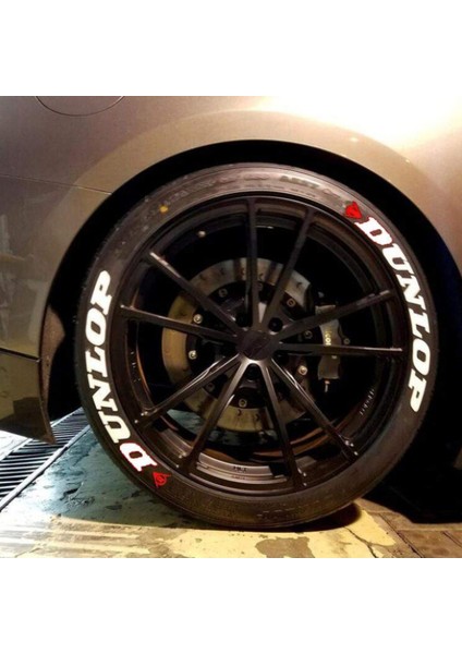 Dunlop 4 Adet Lastik Yazısı Motosiklet ve Otomobil Dunlop Lastik Yazısı Sticker modelleri